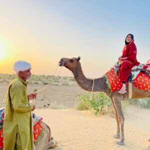 Half Day Plan A - Sunset Camel Safari