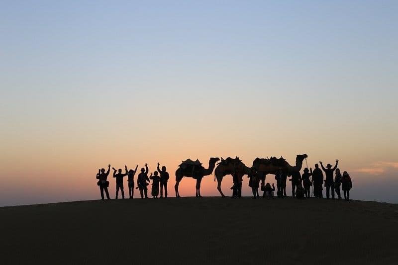 1 Night 2 Day Plan B - Desert Lunch, Sunset, Dinner, Campfire, Sleep-on-Desert, Sunrise, Village Visit & Oasis Lunch